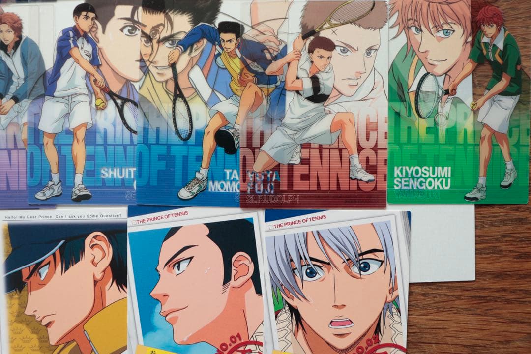 テニスの王子様　シャイニングクリアカード　トレカ　38枚セット