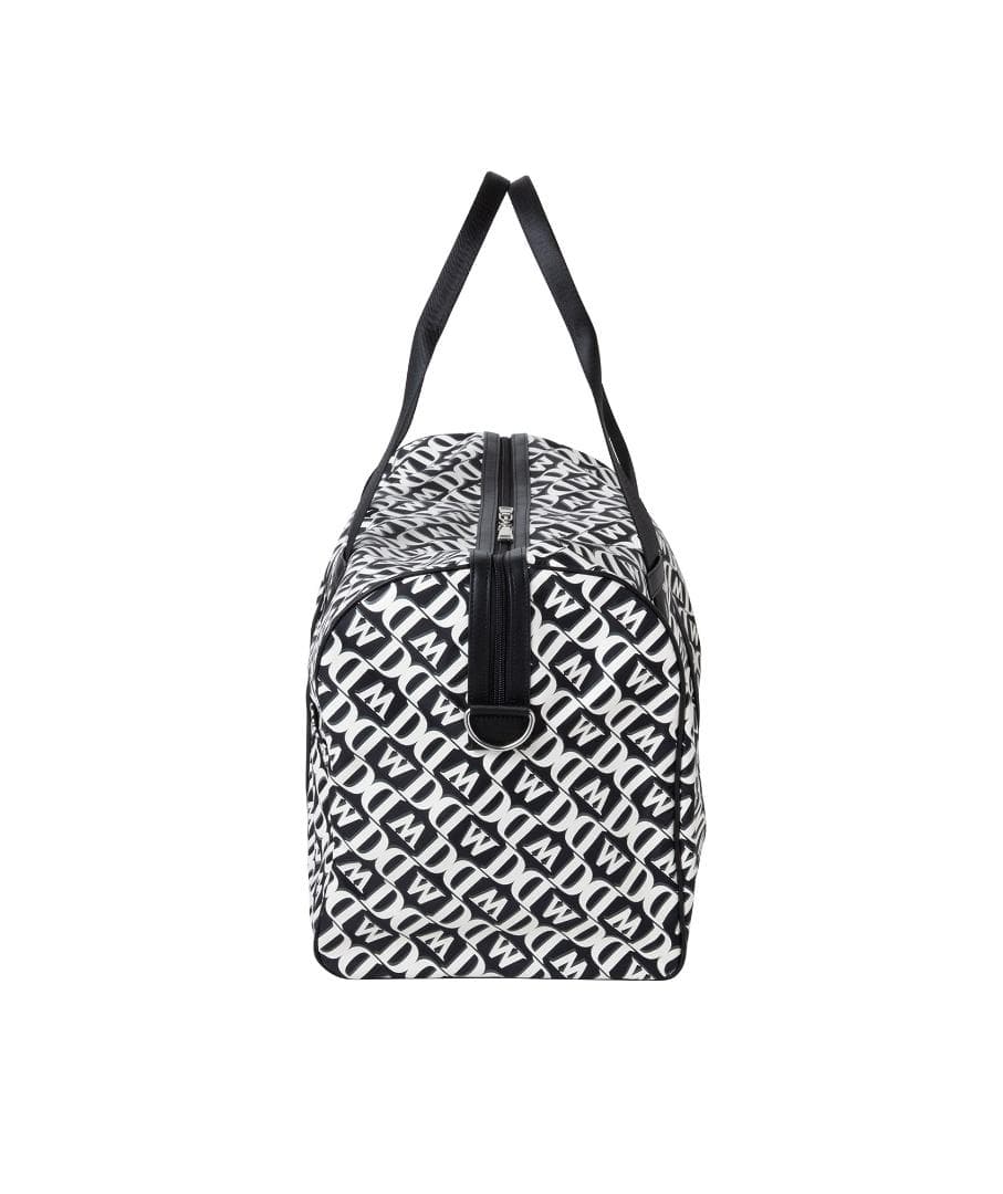 新品☆ダンスウィズドラゴン モノグラム プリント ボストン☆シューズケース☆茶色