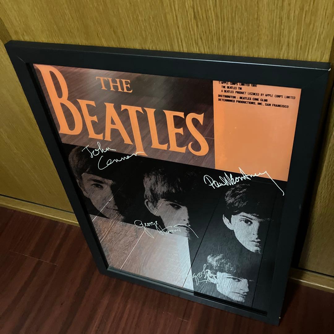 ビートルズ　Beatles パブミラー　鏡　インテリア　ディスプレイ　ビンテージ