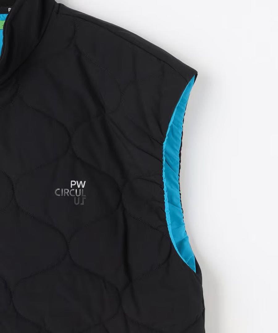 【新品】pw circulus キルティング中綿ベスト ゴルフ