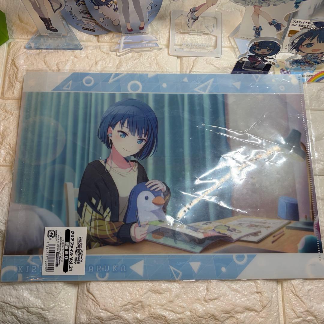 プロジェクトセカイ　桐谷遥　グッズ　アクリスタンド　缶バッチ　フィギュア　引退品