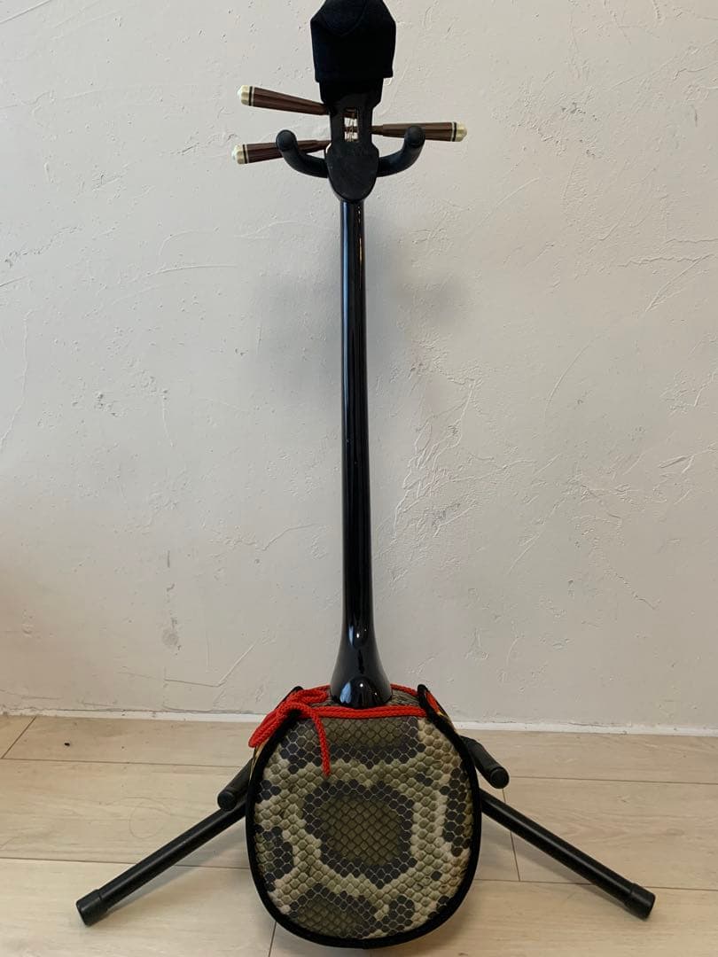 三線 人工皮 ケース付き 爪 弦セット 初心者向け