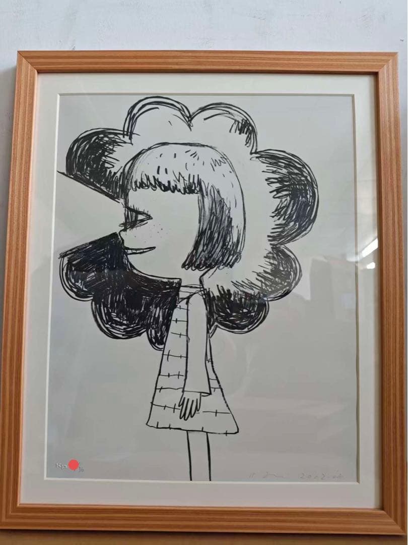 奈良美智 版画 《Flashlight Girl》