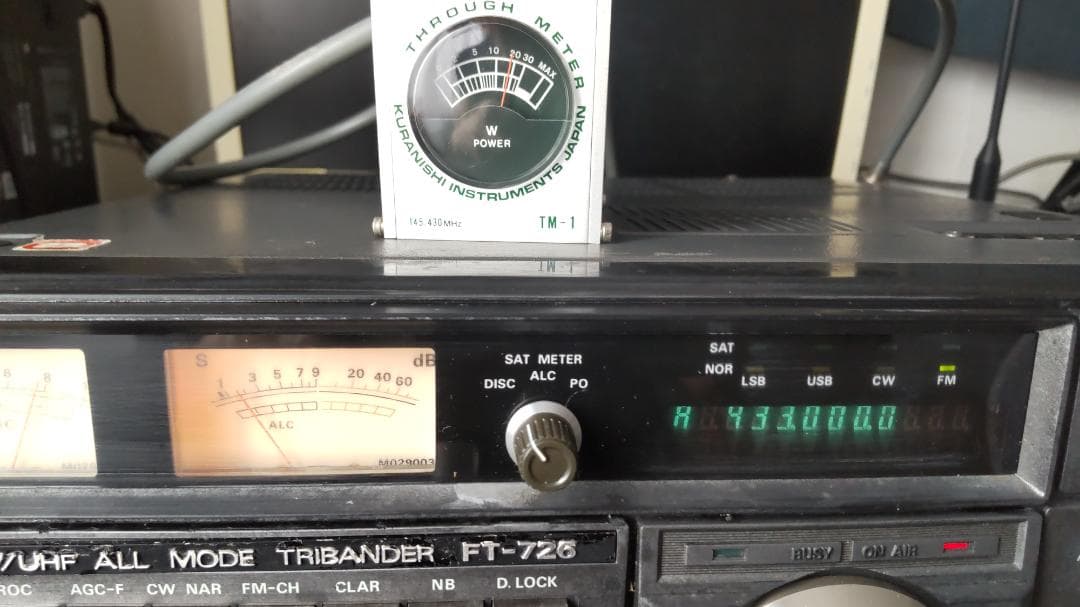 ヤエス　144/430MHz帯 オールモード機　FT-726 10W（現状渡し）