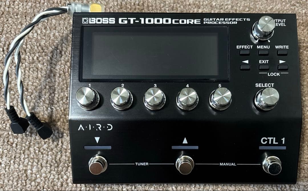 gt1000core (IR2つ付き) & オヤイデ ケーブル & expペダル