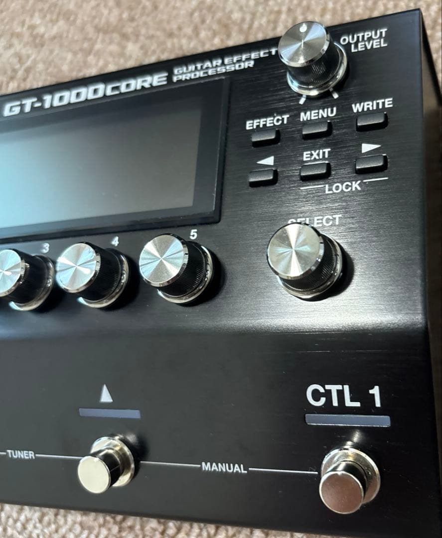 gt1000core (IR2つ付き) & オヤイデ ケーブル & expペダル