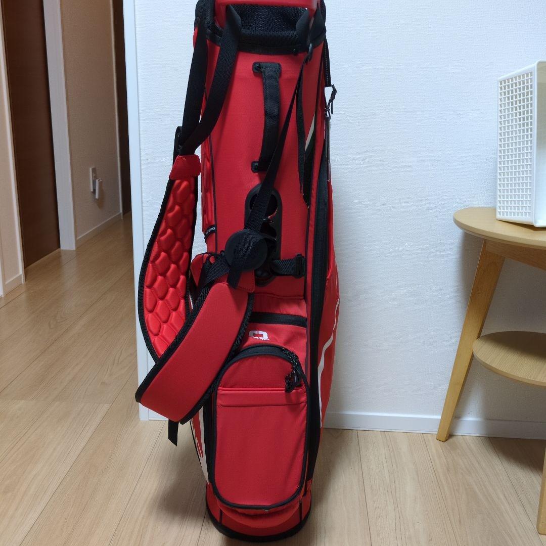 カリメロ　超美品　OGIO ゴルフ　キャディバッグ レッド　スタンド