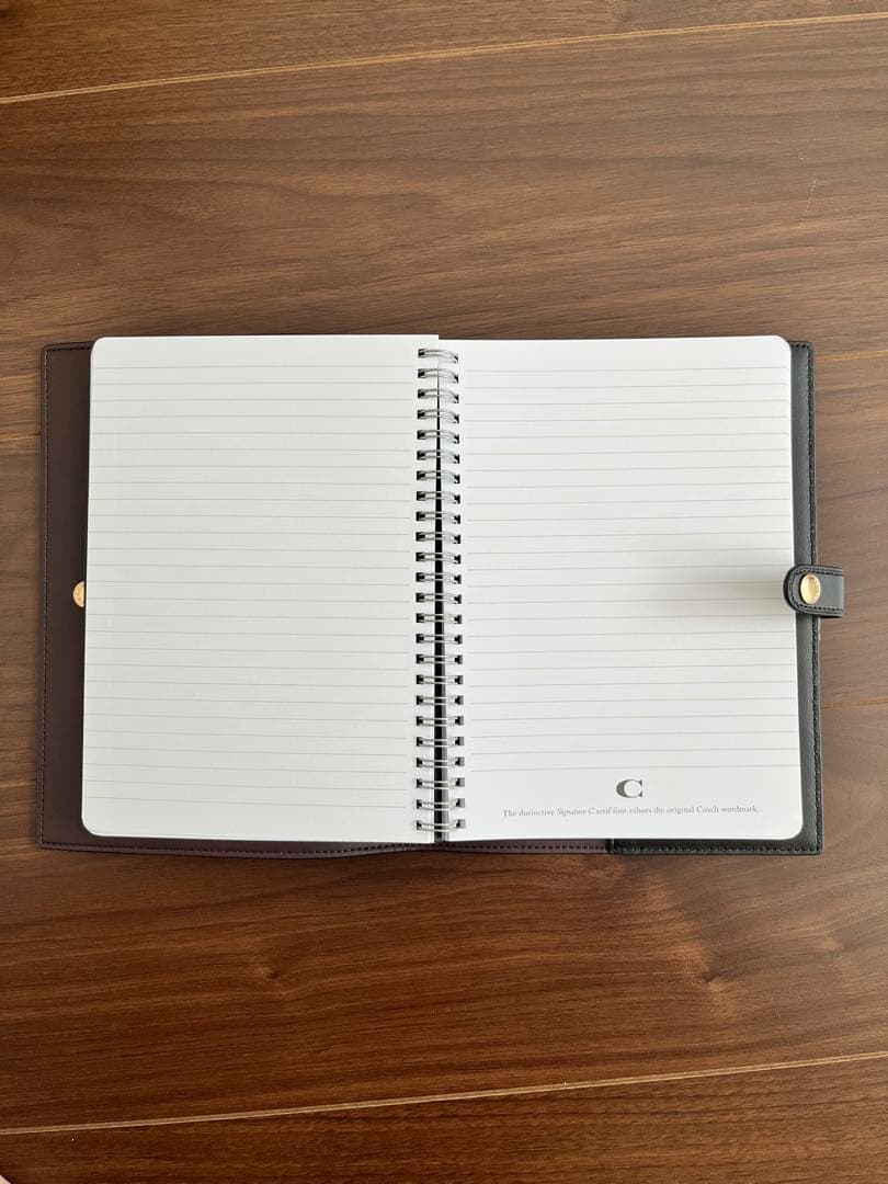 【新品未使用】COACH ノート カバー ブラウン