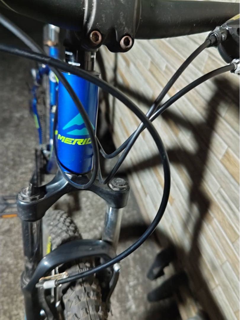 引取限定 中古 メリダ MTB 3×8段変速 470MM 軽整備済 防犯登録