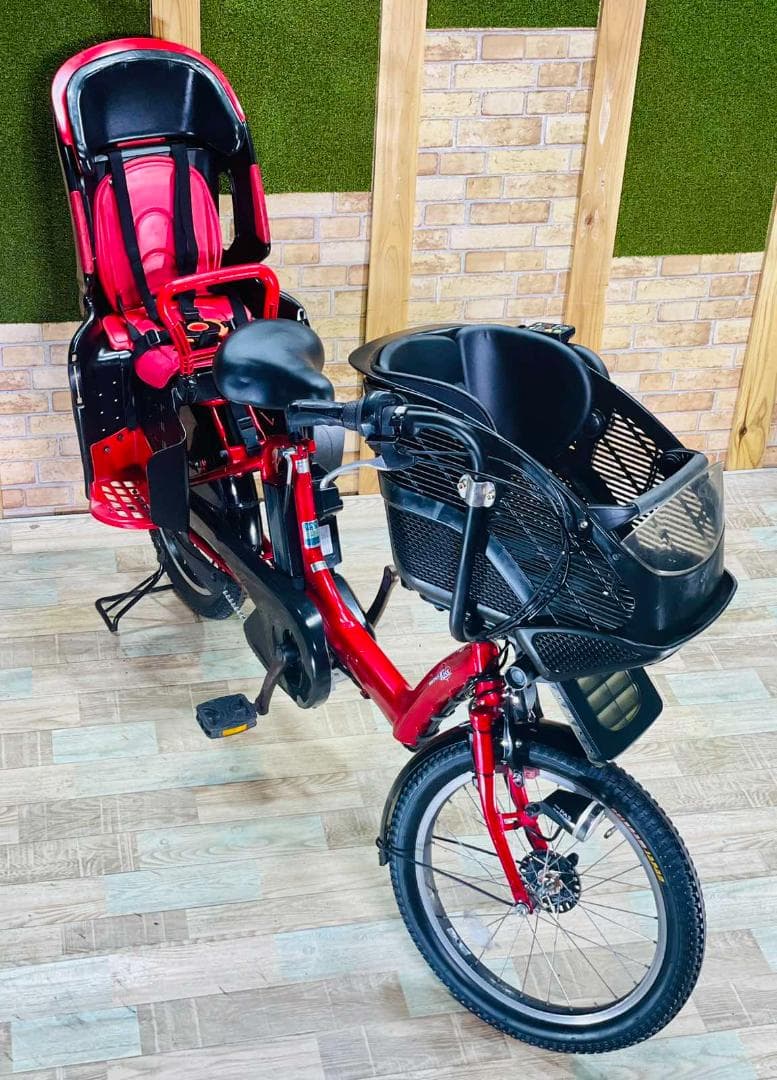 スーパーセール レッド系 ヤマハ 子供乗せ電動アシスト ZH2978