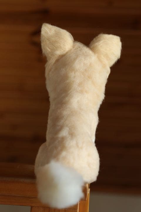 羊毛フェルト　ロングコートチワワ