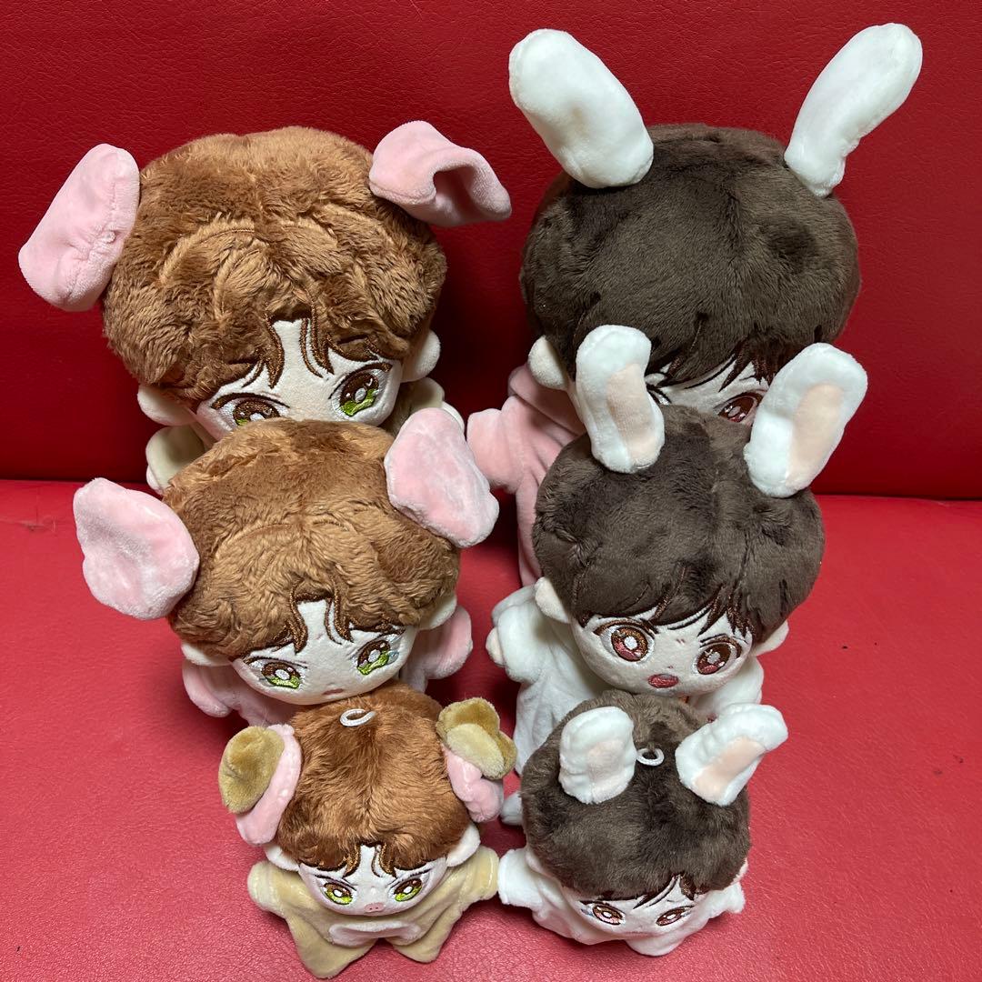 博君一肖 王一博肖战 ぬいぐるみ啵比赞比 木鬼