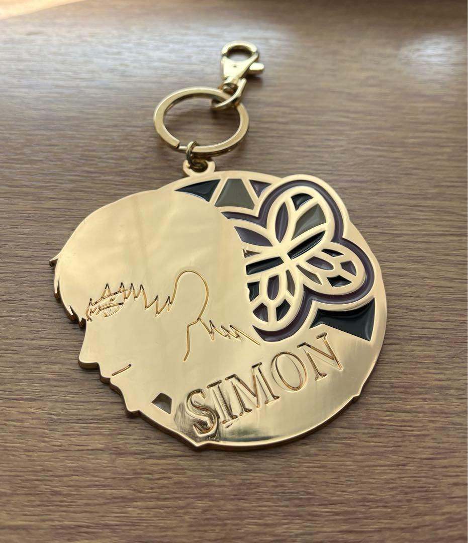 恋とプロデューサー　アニメ　ステンドグラス風キーチェーン　シモン