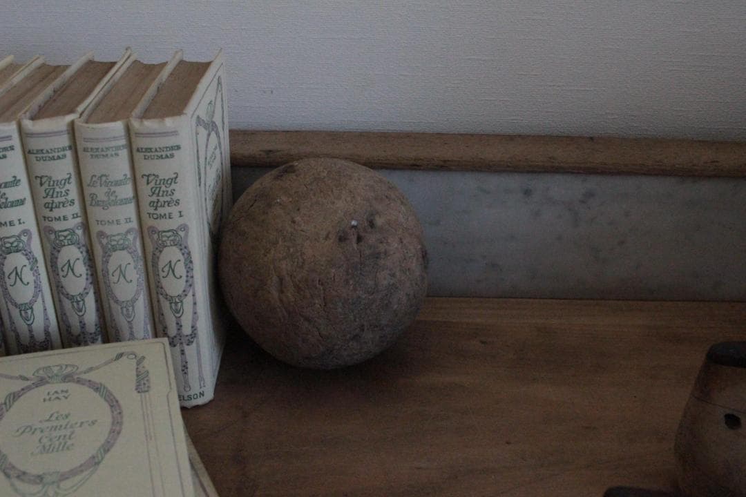 古い木球/フランスアンティーク