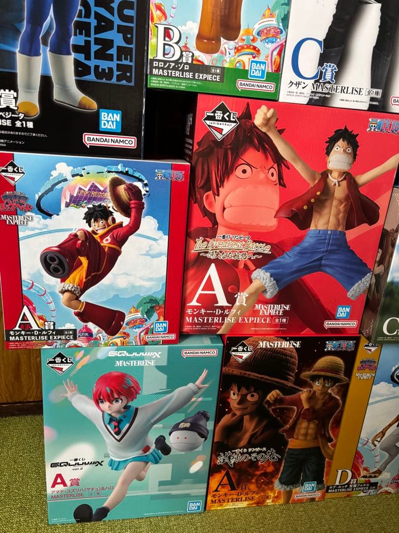 一番くじ ドラゴンボール ワンピース GQuuuuuuX まとめ売り 12体