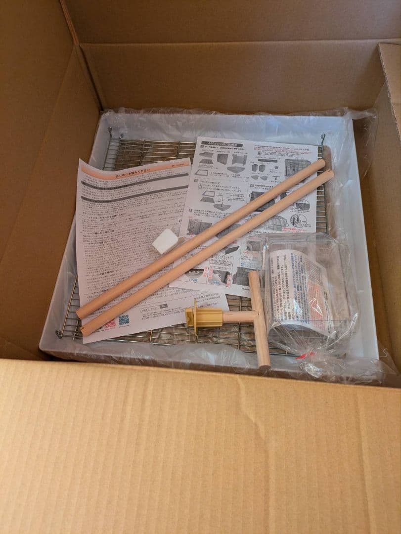 ＨＯＥＩ　ホーエイ　４６５オカメホワイト　インコ　銀メッキ　鳥かごバードゲージ