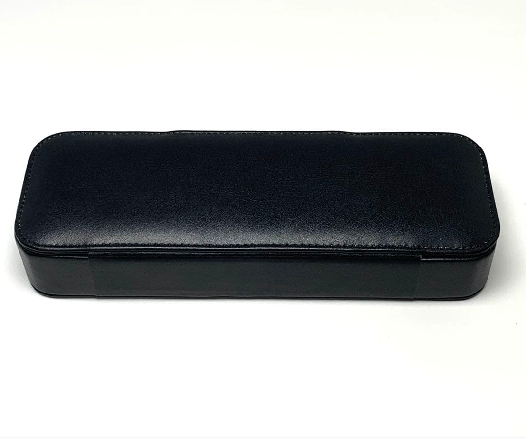 伊東屋 ITOYA 革製 レザーペンケース ブラック