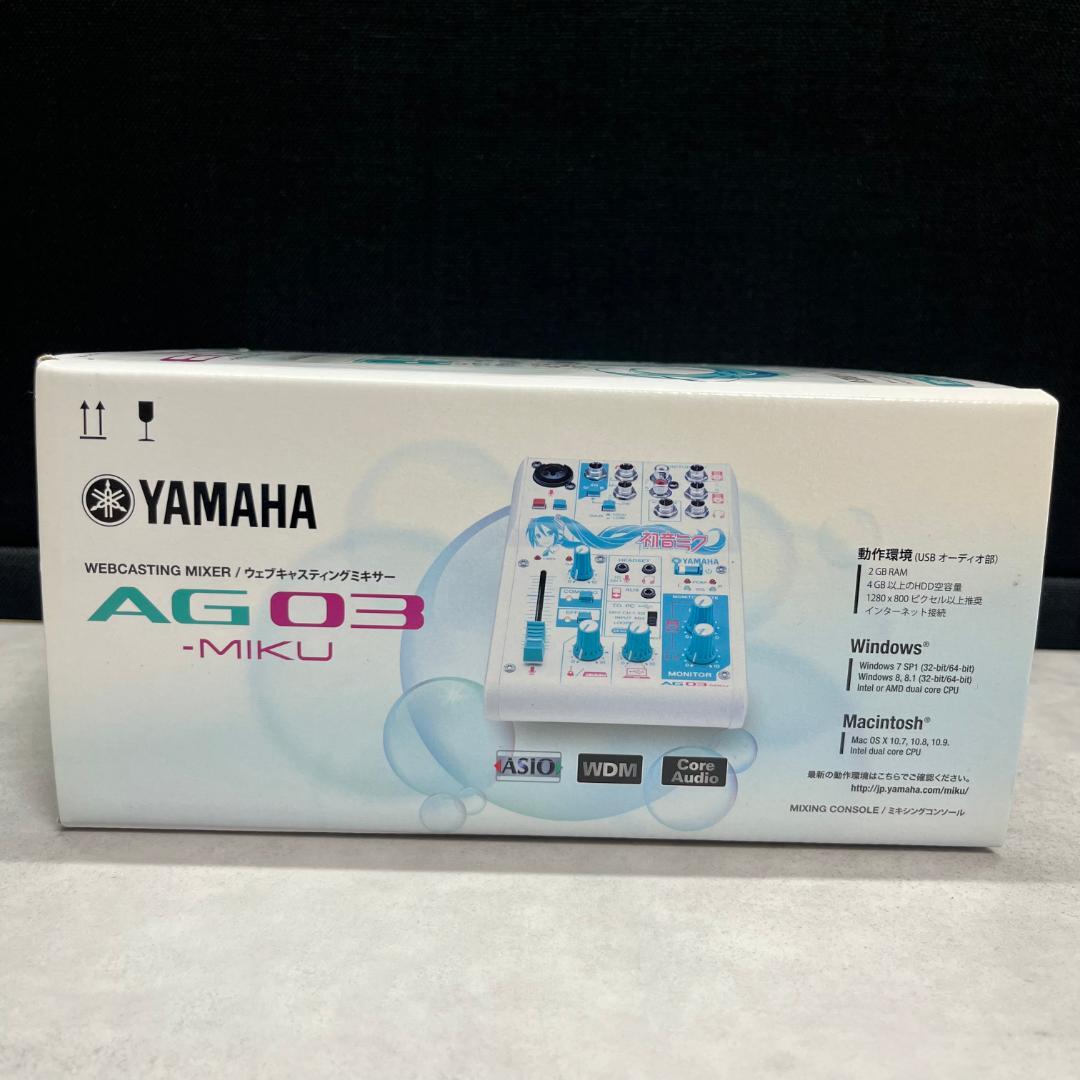 【美品】YAMAHA ウェブキャスティングミキサー 初音ミクAG03-MIKU
