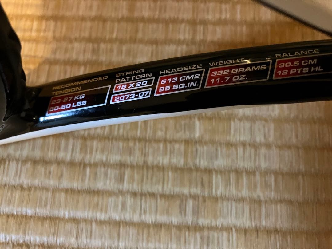 ラケット(硬式用) Wilson K Factor Six One 95 18x20 332g G3