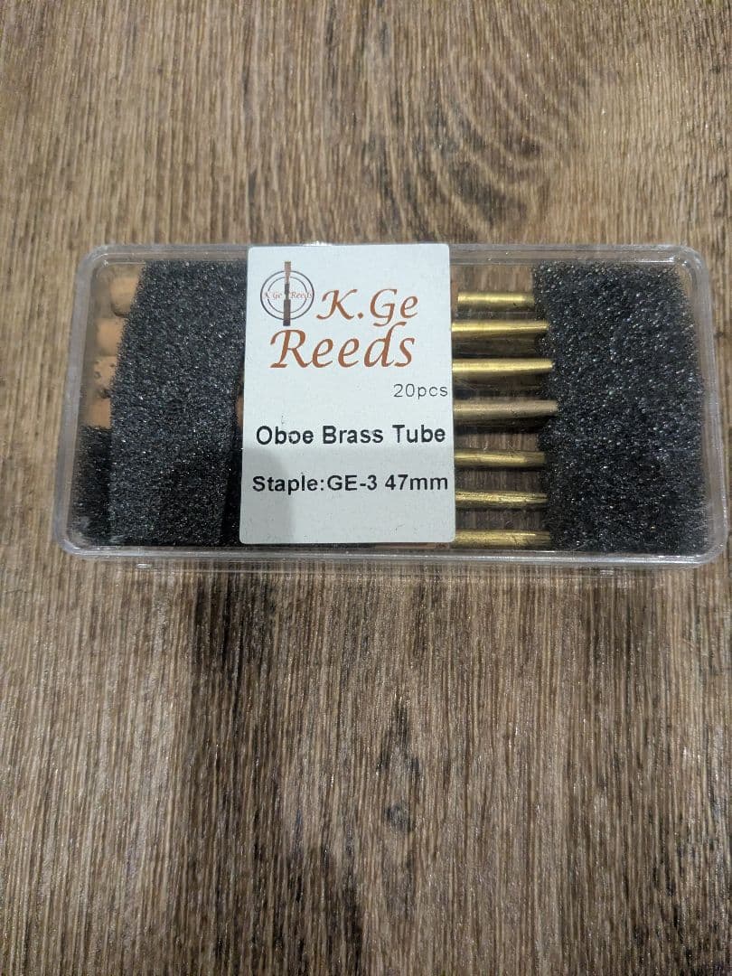 オーボエ用リードチューブ K.Ge GE-3 20本入り