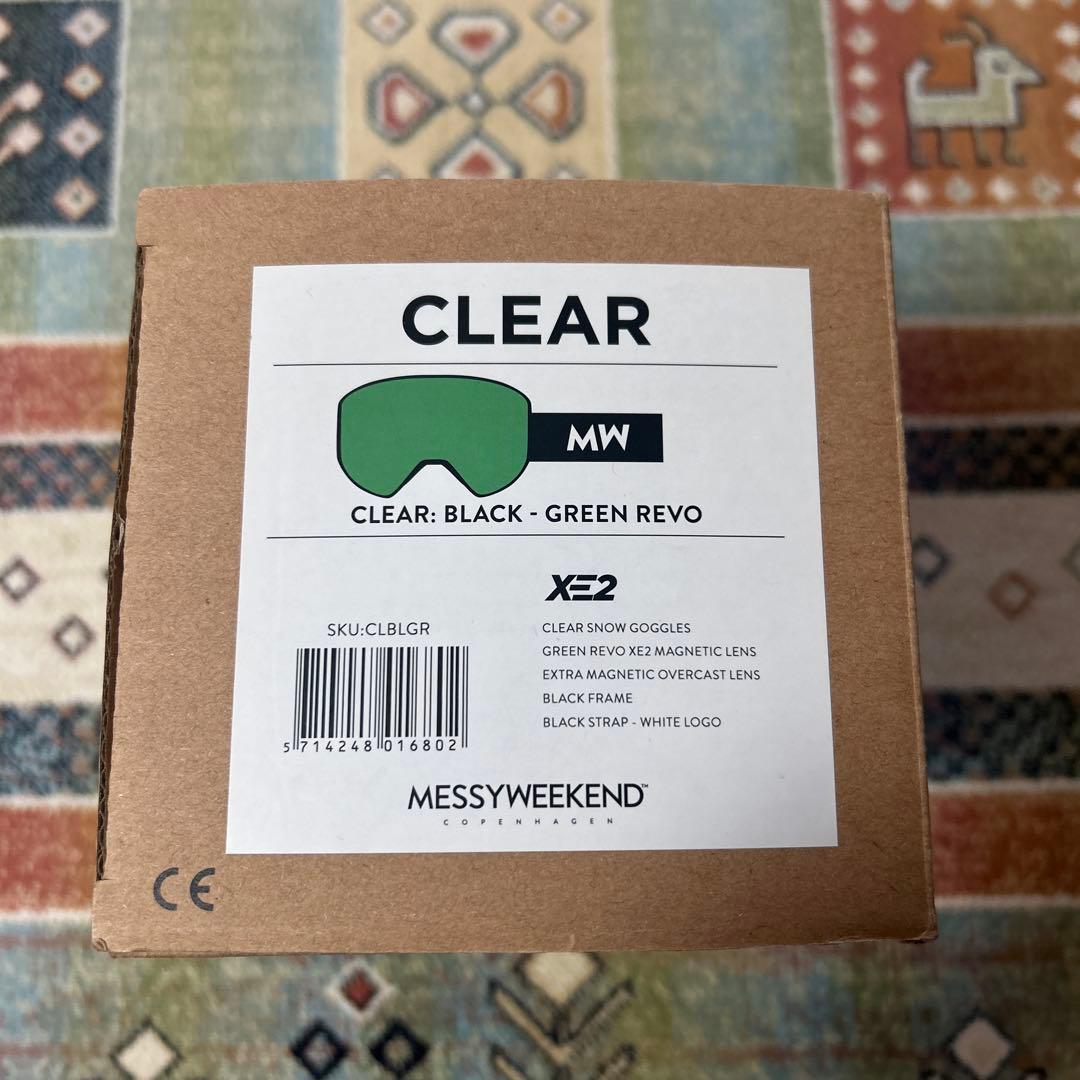messyweekend CLEAR XE2メシーウィークエンドスノーゴーグル