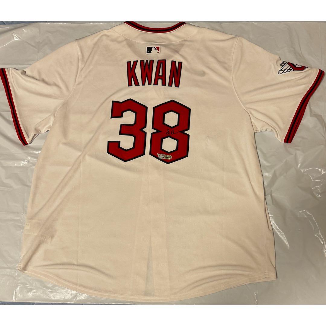 スティーブン クワン 直筆サイン ユニフォーム MLB Fanatics 証明付