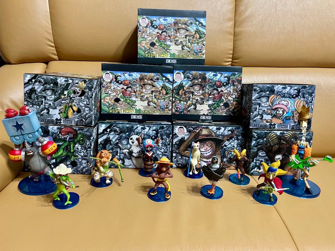 ワンピースフィギュア　アニマル　一味9体セット　ガレージキット　ワーコレ