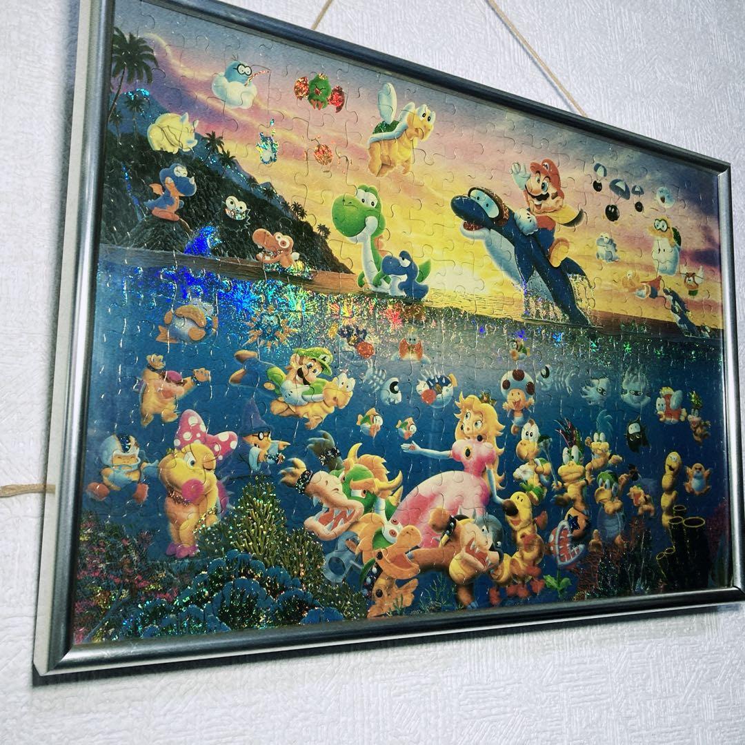 スーパーマリオワールド　マリオアドベンチャー　南の島　ジグゾーパズル完成品