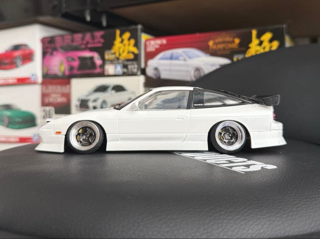 アオシマ URAS 180SX NOS仕様 WORKホイール 深リム