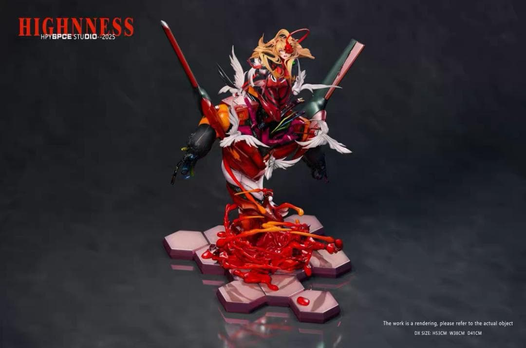 新世紀エヴァンゲリオン アスカ・おひめさま 樹脂 彫刻 フィギュア