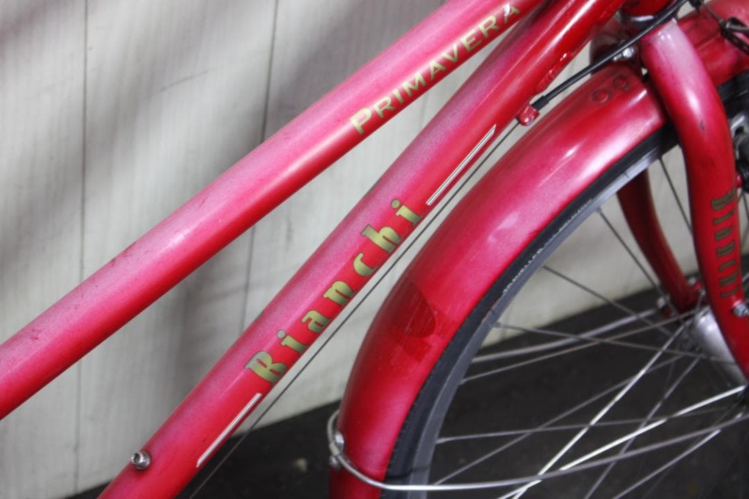 ビアンキ PRIMAVERA 26型アルミ シマノ8速 410mm クロスバイク