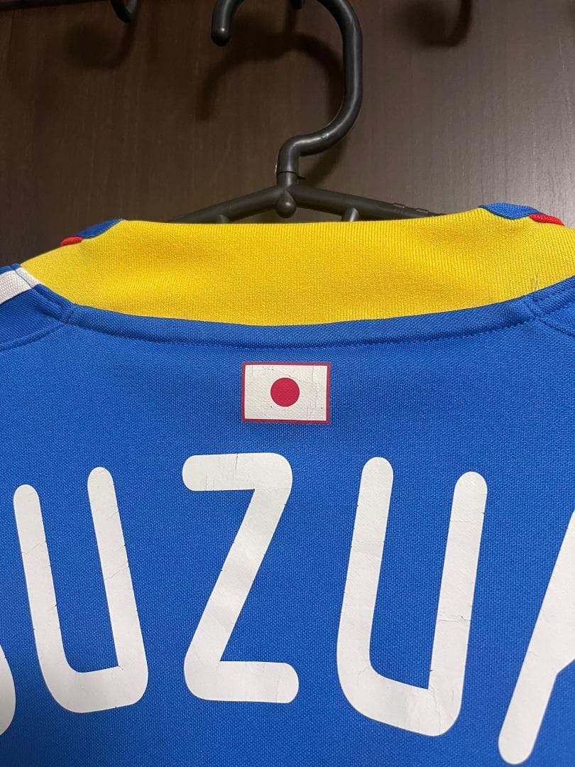 中古 鈴木隆行 日本代表 08/09 ユニフォーム ホーム 半袖 L サイズ