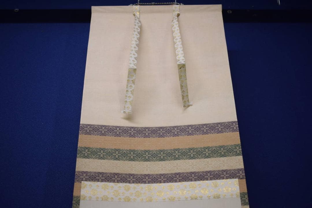 真作/伊勢門水/三河萬歳画賛/人物図画賛/桐共箱付/布袋屋掛軸HJ-695