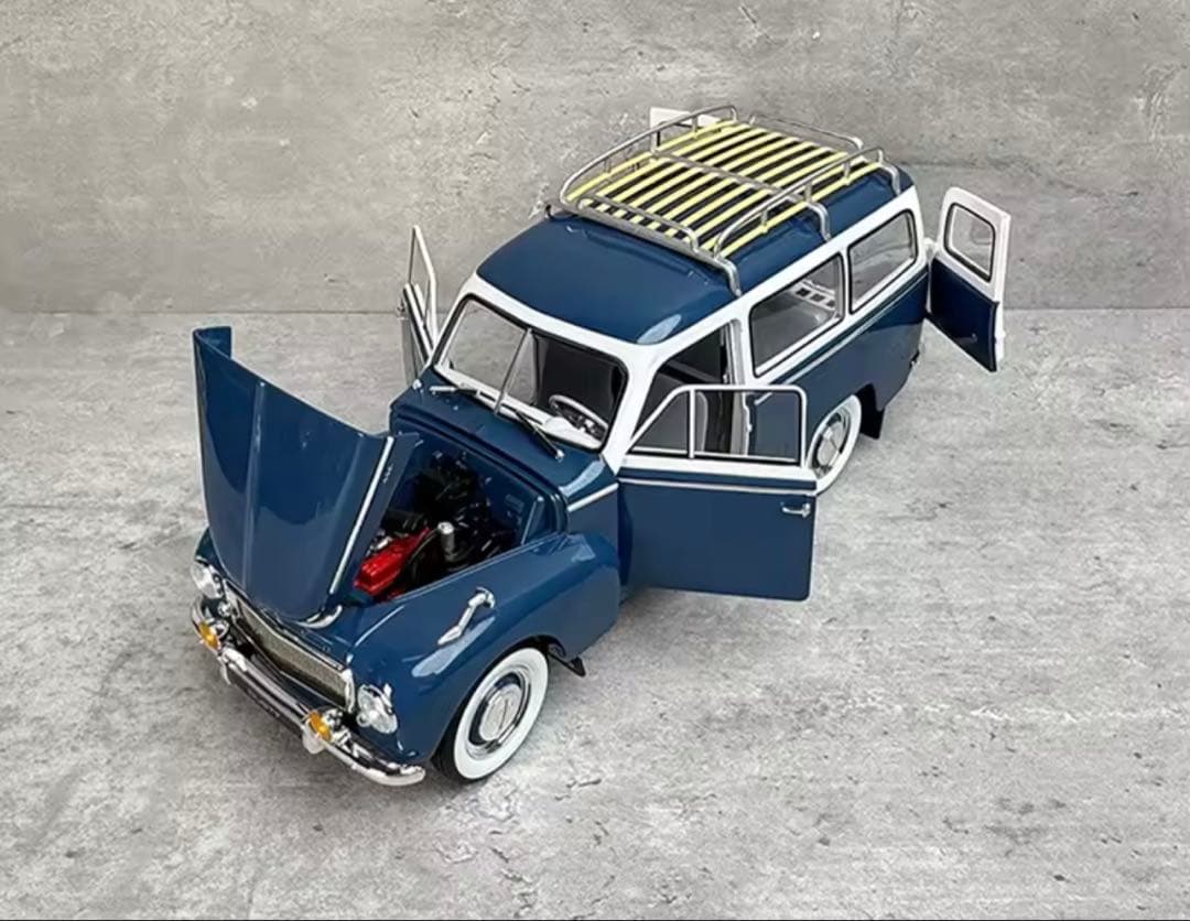 1/18ボルボ クラシックバン ダークブルー