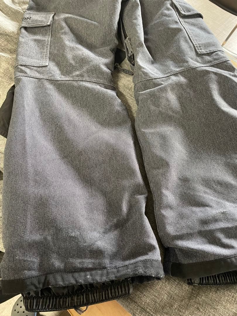 Burton 子ども用スノーボードウェア グレー/ブラック　Sサイズ