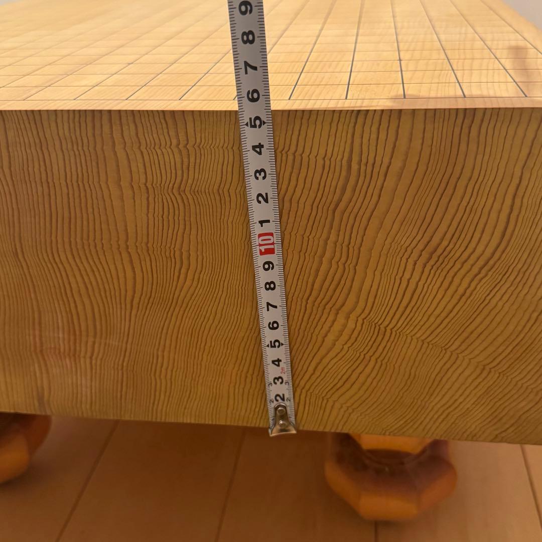 本榧 5寸 天地柾 / 本蛤碁石 / 那智黒 / 銘木碁笥 フルセット