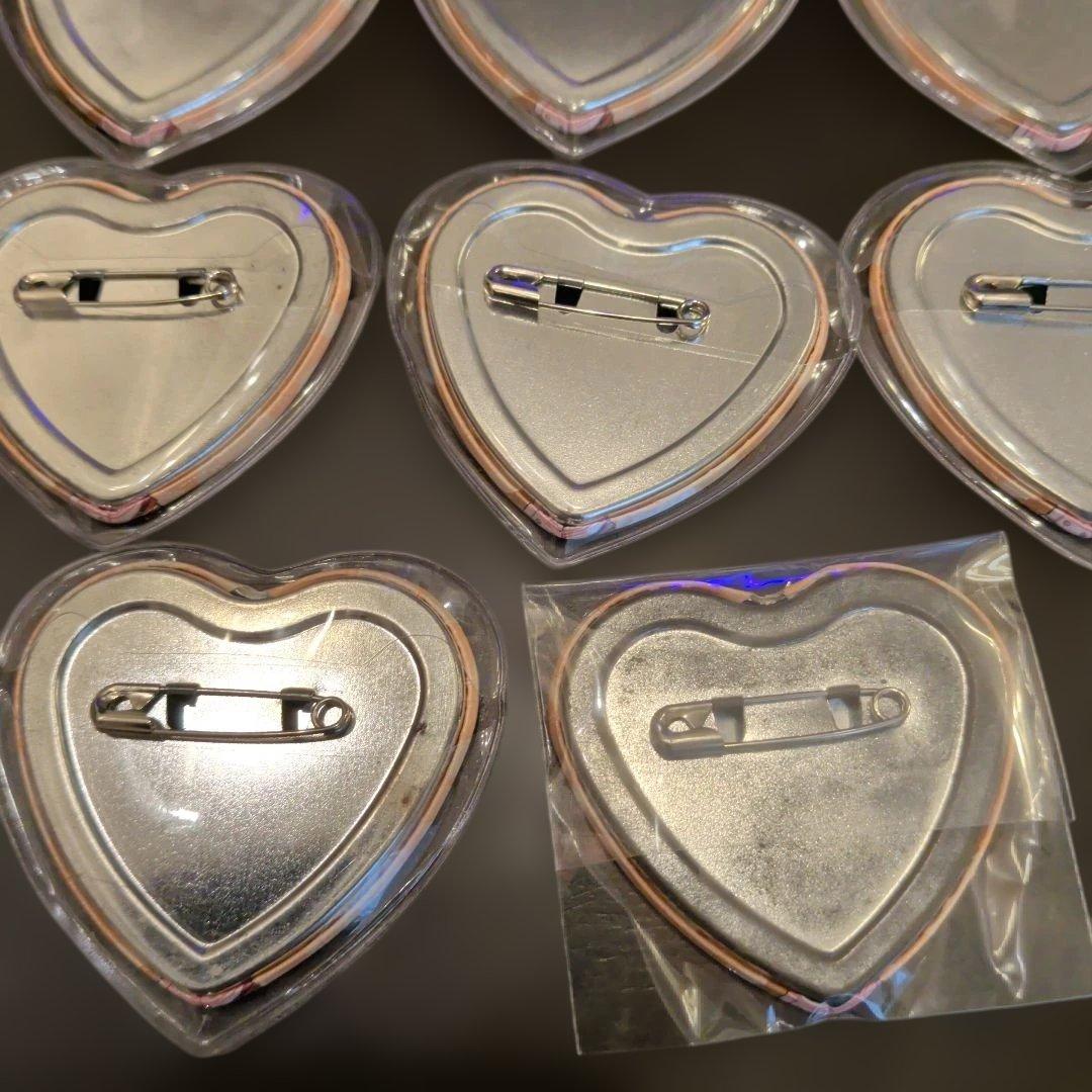 すとぷり　ジェル　ハート型缶バッジ　いちごまりん　51個