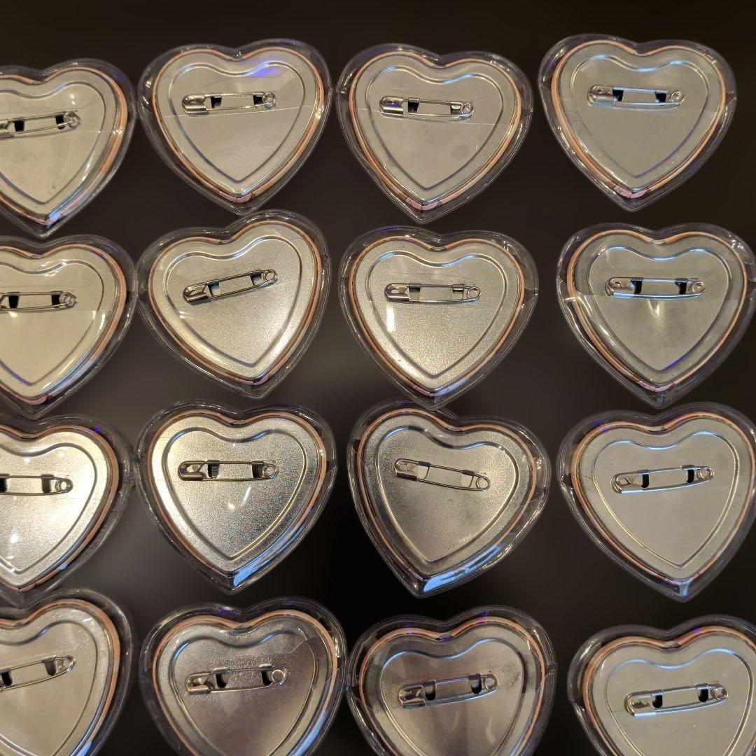 すとぷり　ジェル　ハート型缶バッジ　いちごまりん　51個