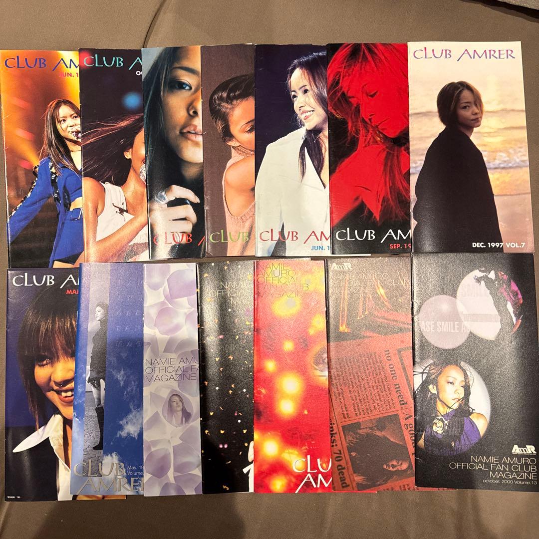 安室奈美恵フルコンプFC会報1996年Vol.1〜19 / 1〜43+1 全62