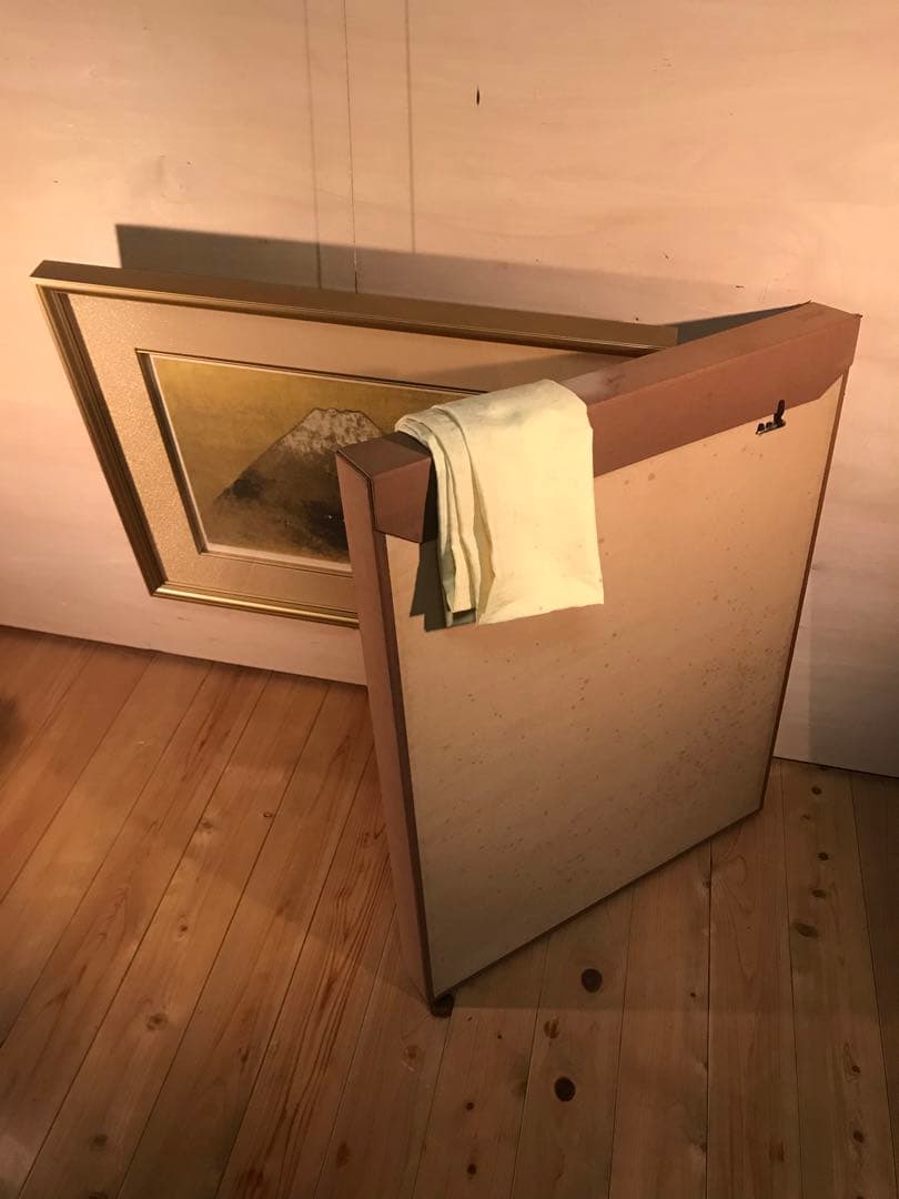 前田青邨　「富士」　シルクスクリーン　落款・エディション・作品証明シール有り