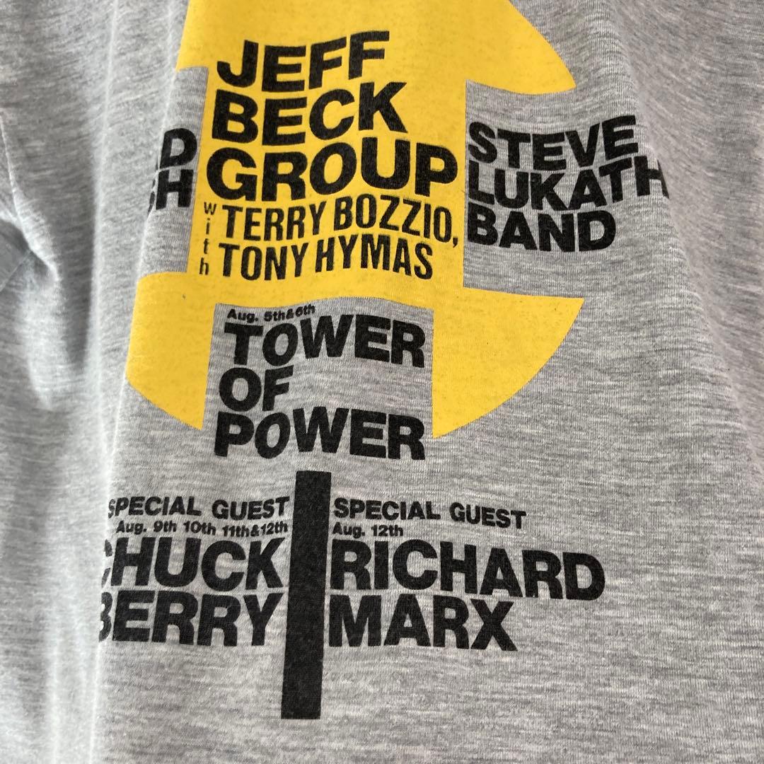ミュージシャン JEFF BECK GROUP japan tour 1989 tee el