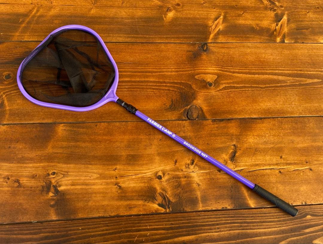 タナゴ釣りセット　パープル　1.8m 小物釣り　タナゴ竿　タモ網　収納box