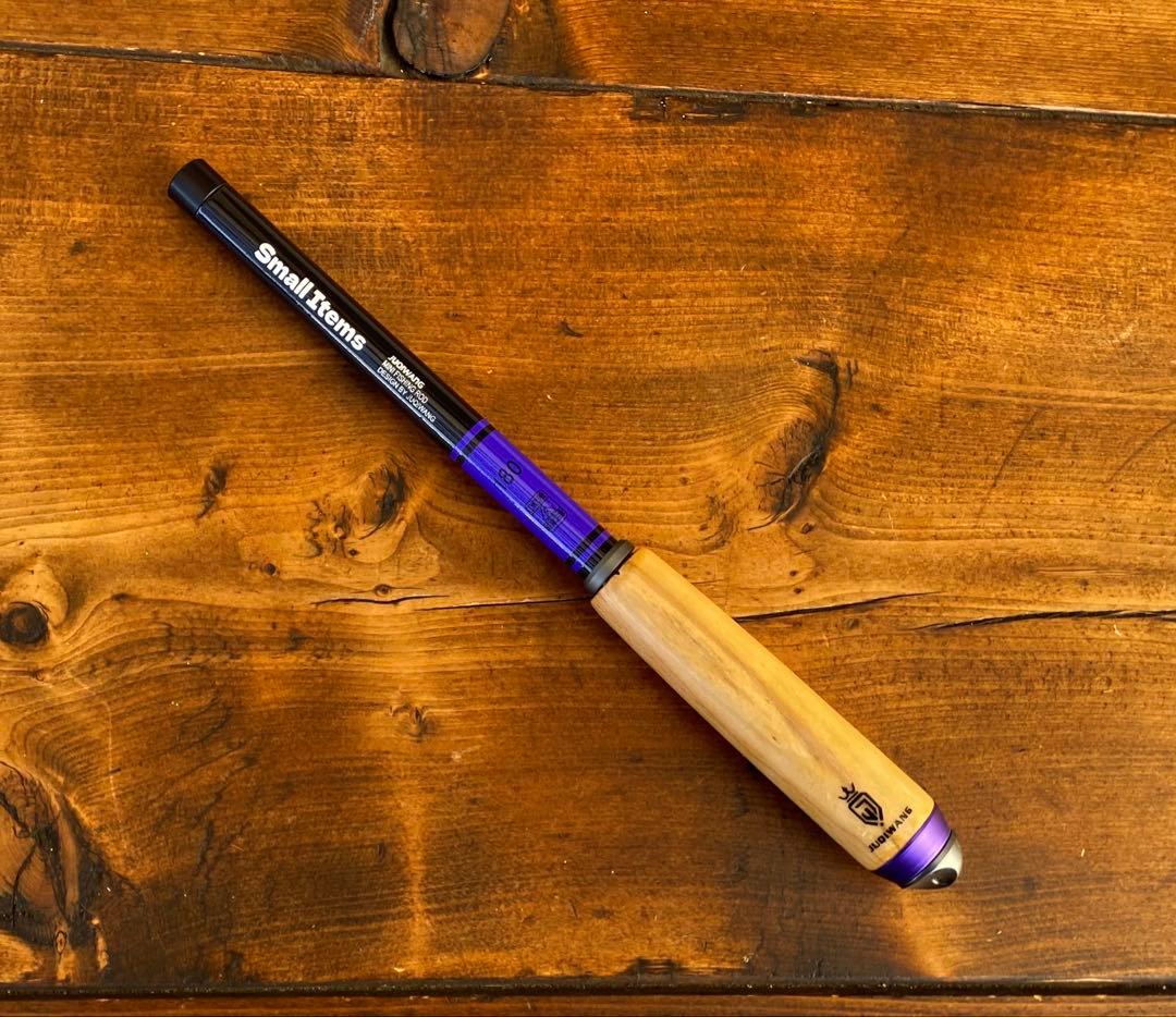 タナゴ釣りセット　パープル　1.8m 小物釣り　タナゴ竿　タモ網　収納box