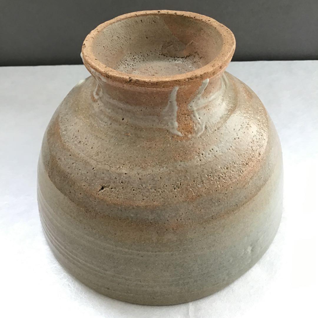 茶道具　茶碗　広州窯　呉器茶碗　銘:草の露　宗慶書付　S273CW