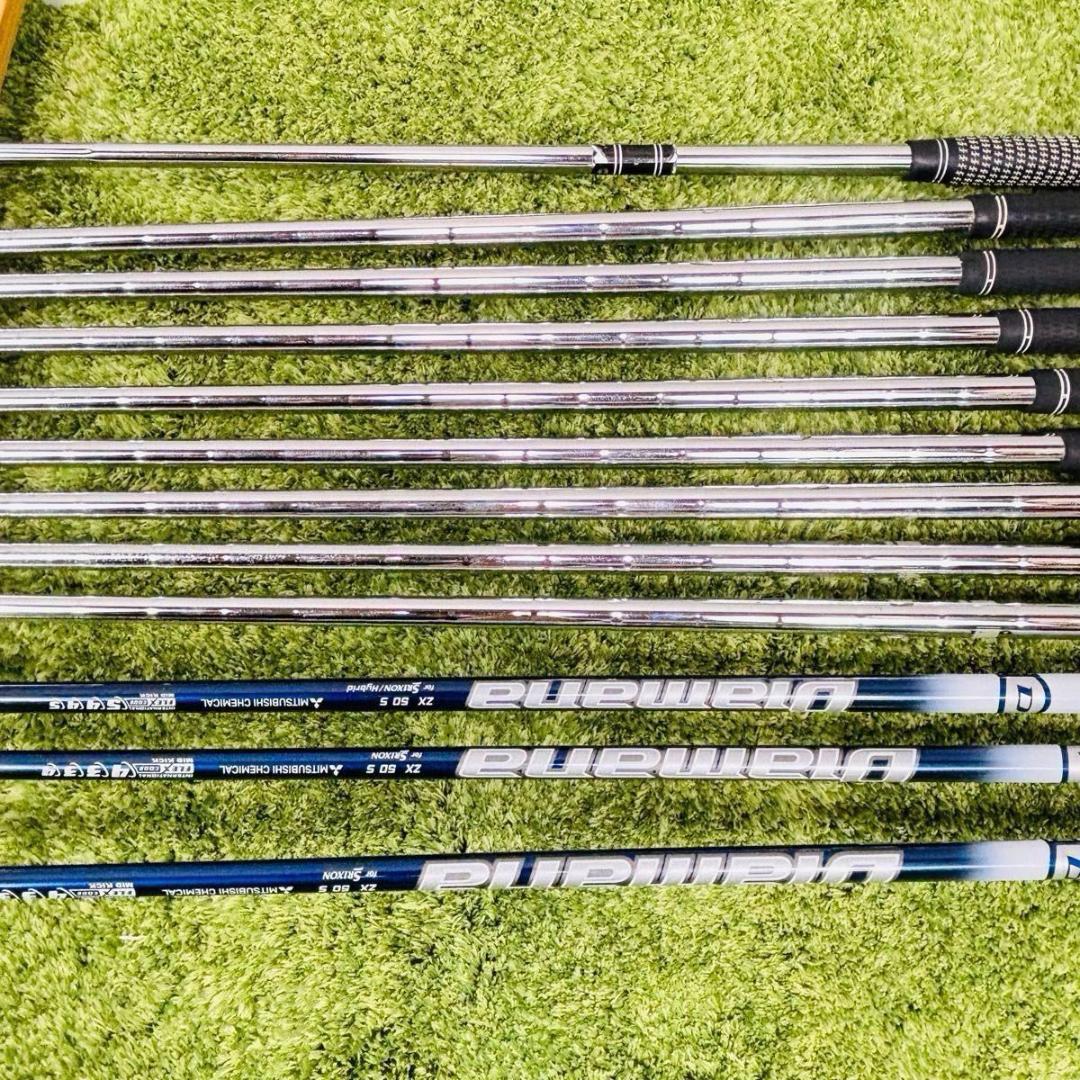 スリクソン　ZX　メンズ　ゴルフセット　11本　キャディバッグ　フレックスS