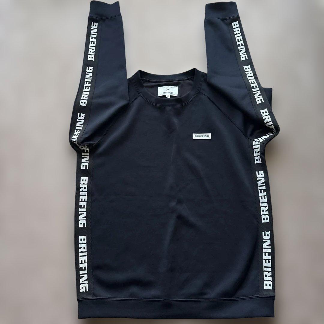 BRIEFING ブラック スウェットシャツ M
