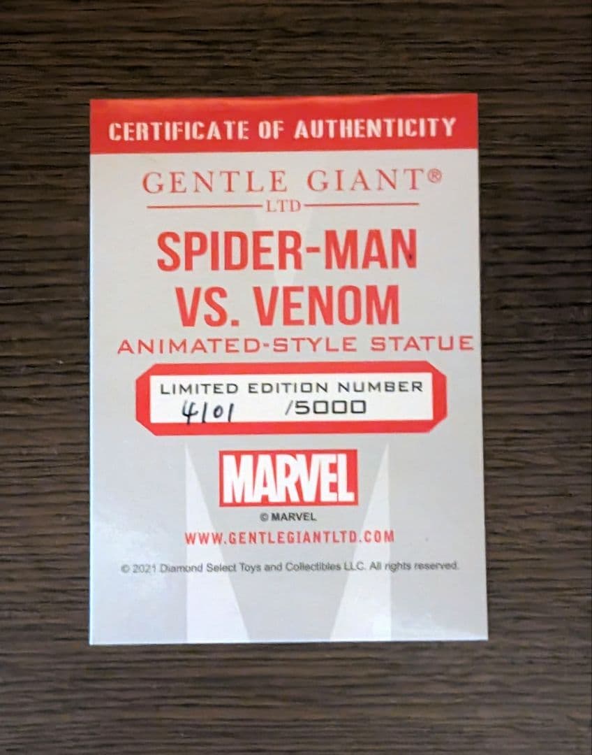 MARVEL スパイダーマン vs ヴェノム フィギュア　ミニスタチュー