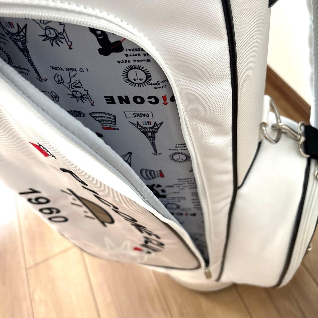 PICONE CLUB キャディバッグ ホワイト