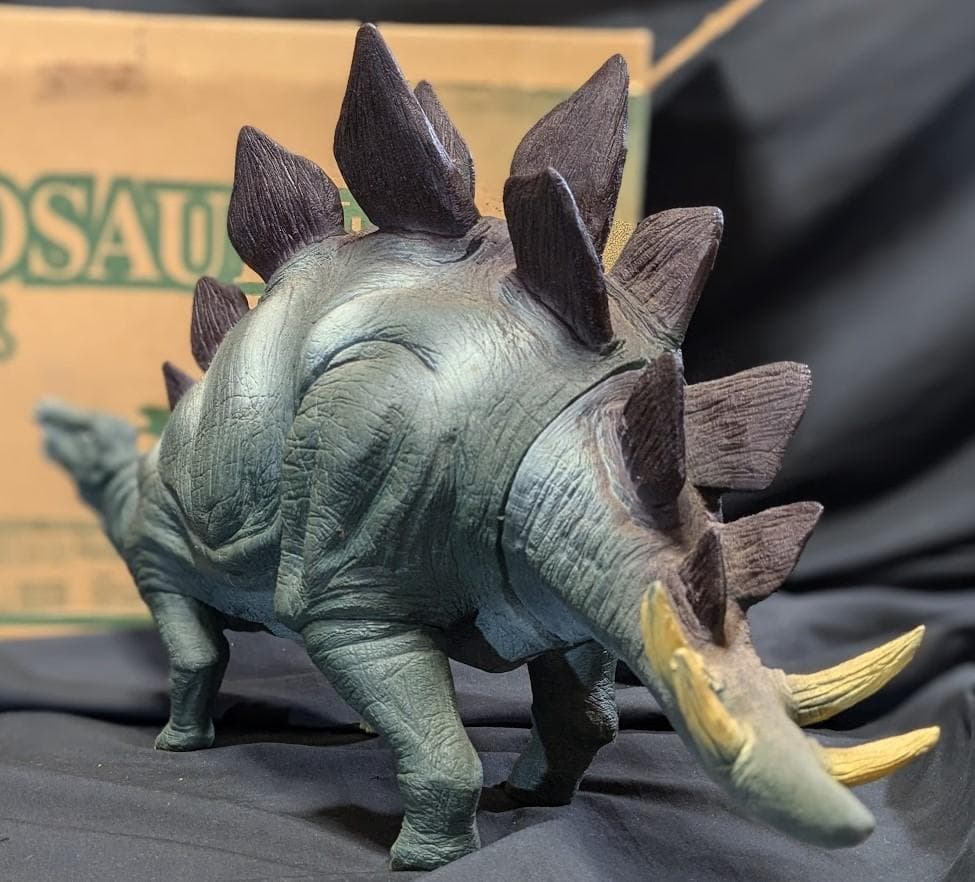 超恐竜 ステゴサウルス（バンダイ）ビッグサイズ ソフビフィギュア箱付