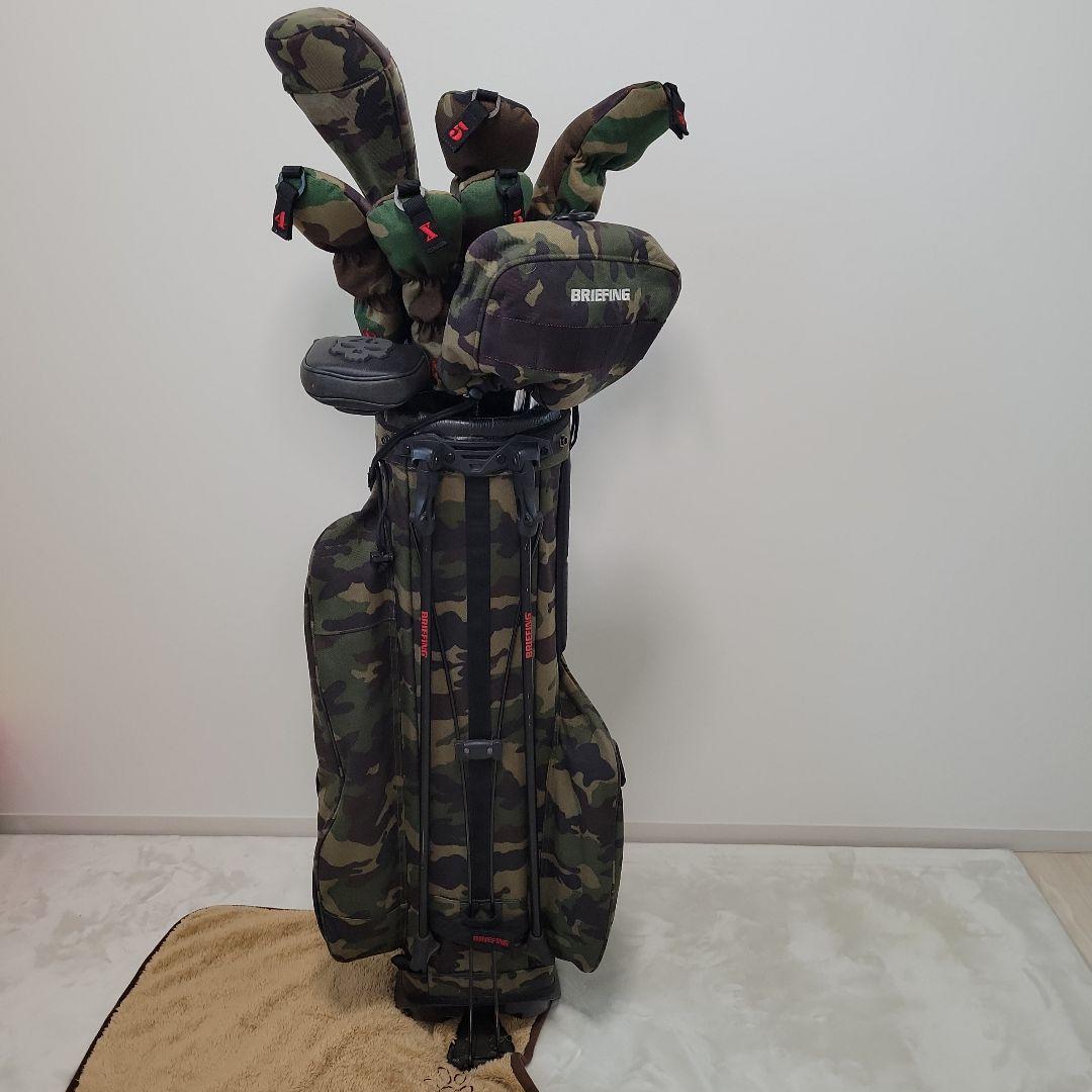 Kk！ BRIEFING カモフラージュ ゴルフバッグ